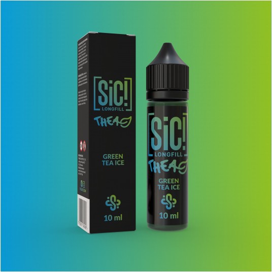 Longfill SIC! 10ml - Green Tea Ice 10ml 0mg