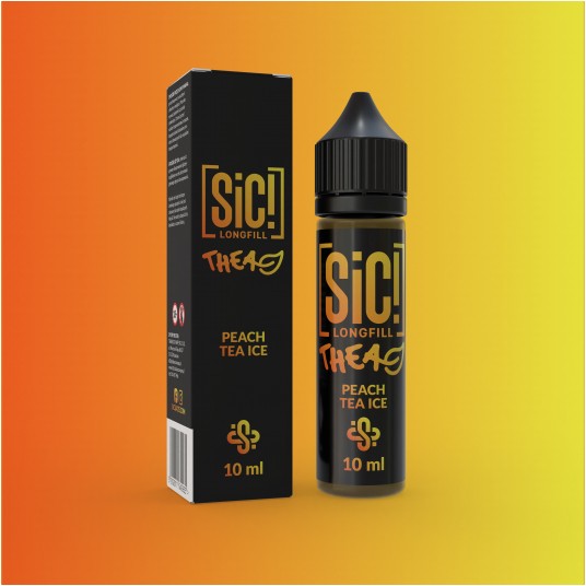 Longfill SIC! 10ml - Peach Tea Ice 10ml 0mg