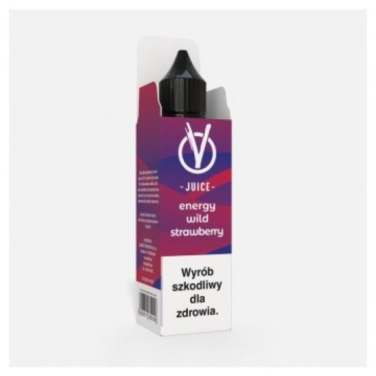 Longfill VJUICE 10ml (ENERY WILD STRAWBERRY) 0mg -zdjęcie numer 1