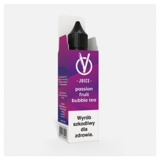 Longfill VJUICE 10ml (PASSION FRUIT BUBBLETEA) 0mg -zdjęcie numer 1