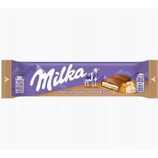 Milka Baton Hazelnut Creme & Biscuit 46g/42 IMP -zdjęcie numer 1