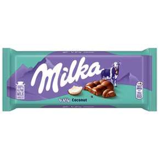 Milka Czekolada Bubbly Coconut 97g/12 -zdjęcie numer 1