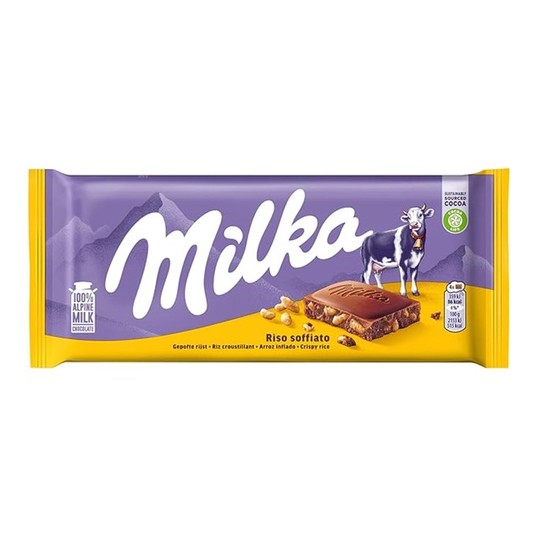 Milka Czekolada Crispy Rice 90g/21 IMP -zdjęcie numer 1