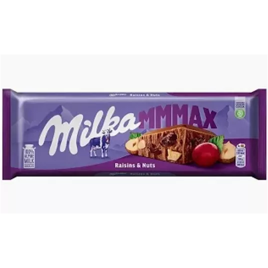 Milka Czekolada Raisins&Nuts 270g/15 IMP -zdjęcie numer 1