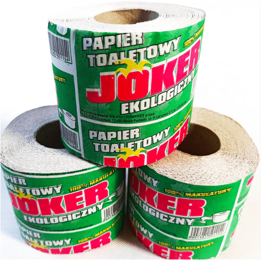 Papier toaletowy szary JOKER obwoluta duży A36 -zdjęcie numer 1