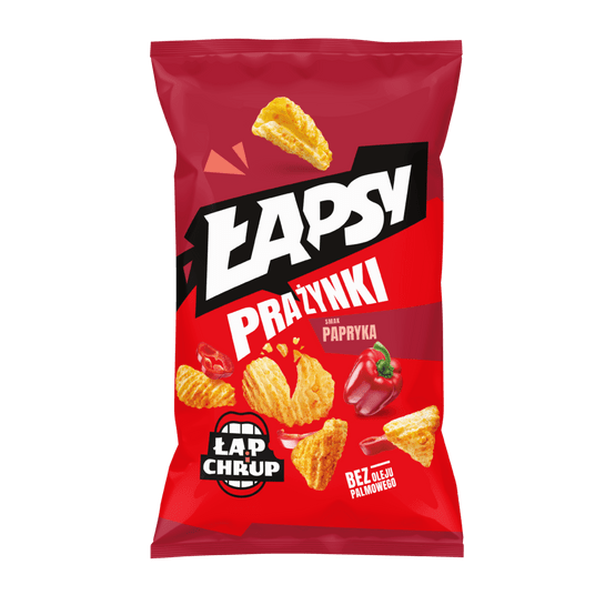 PRAŻYNKI ŁAPSY 110G PAPRYKOWE K16 -zdjęcie numer 1