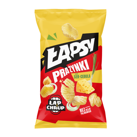 PRAŻYNKI ŁAPSY 110G SER-CEBULA K16 -zdjęcie numer 1
