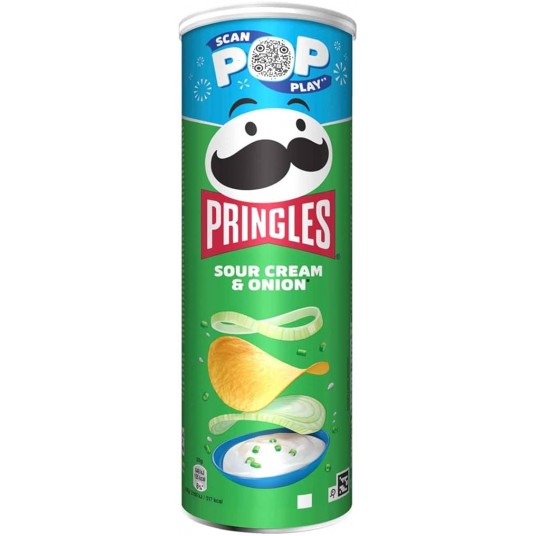PRINGLES chipsy 165g SOUR CREAM&ONION