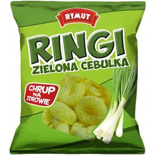 Rymut Chrupki Ringi Zielona Cebulka 20g/90 -zdjęcie numer 1