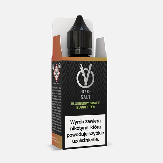 *SALT VBAR BLUEBERRY GRAPE BUBBLE TEA 20mg 10ml -zdjęcie numer 1