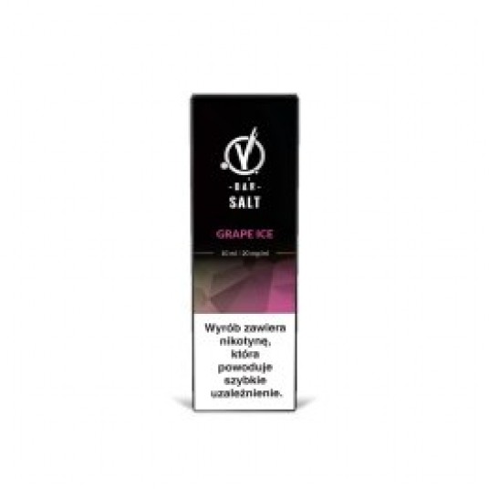 *SALT VBAR GRAPE ICE 10ml 20mg -zdjęcie numer 1