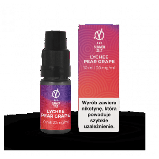SALT VBAR LYCHEE PEAR GRAPE 10ml 20mg