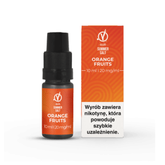 *SALT VBAR ORANGE FRUITS 10ml 20mg -zdjęcie numer 1