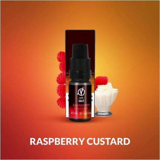 SALT VBAR RASPBERRY CUSTARD 10ml 20mg