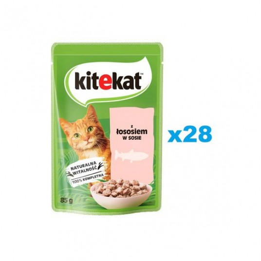 Saszetka Kitekat 85g Łosoś W Sosie