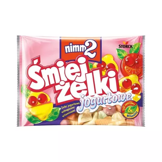 Śmiejżelki Nimm2 Fruit&Yoghurt 100g/24 IMP -zdjęcie numer 1