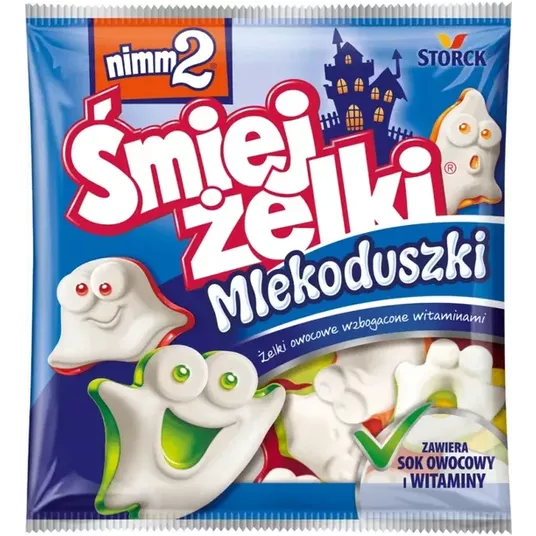 Śmiejżelki Nimm2 Milk Ghosts 90g/18 IMP -zdjęcie numer 1