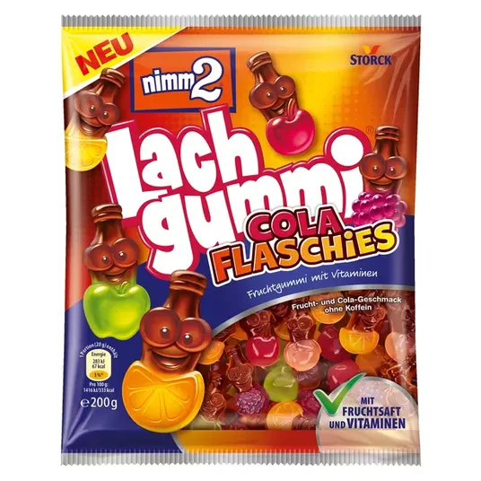 Śmiejżelki Nimm2 SmileGummi Cola Buddies 90g/24 IMP -zdjęcie numer 1