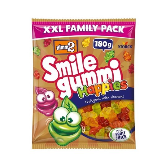 Śmiejżelki SmileGummi Happies XXL 180g/18 IMP -zdjęcie numer 1