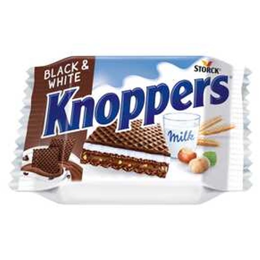 Storck Wafel Knoppers Black & White 25g/24 IMP -zdjęcie numer 1