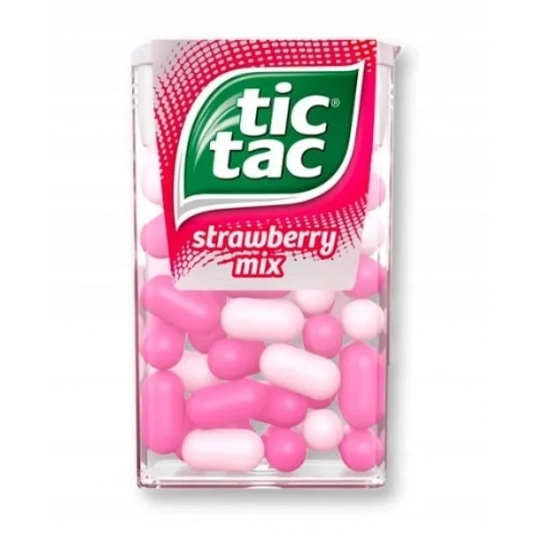 TIC TAC drażetki 18g TRUSKAWKA -zdjęcie numer 1
