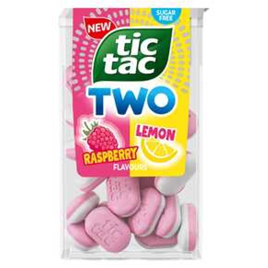 Tic Tac Two Raspb&Lemon 38,5g/24 IMP -zdjęcie numer 1