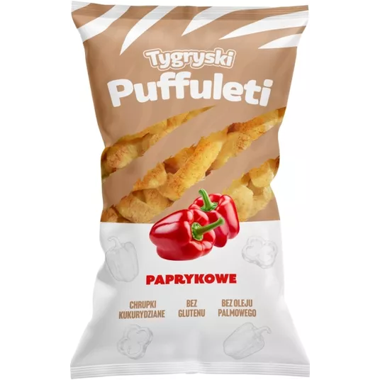TYGRYSKI CHR. KUK. PUFFULETI PAPRYKOWE 85G K16 -zdjęcie numer 1