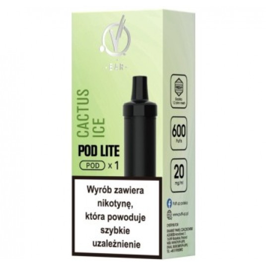 V BAR CUBO LITE KARTRIDŻ CACTUS ICE 2ml 20mg