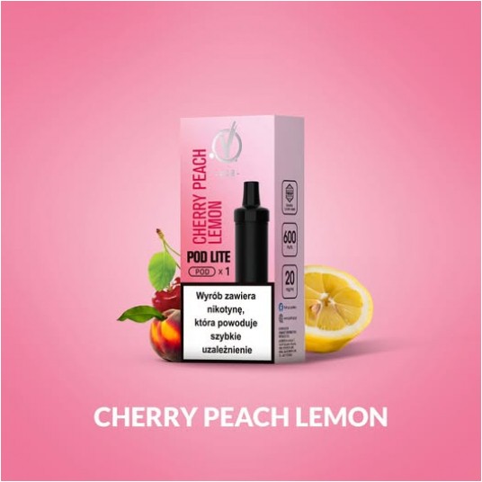V BAR CUBO LITE KARTRIDŻ CHERRY PEACH LEMON 2ml 20mg