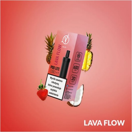 V BAR CUBO LITE KARTRIDŻ LAVA FLOW 2ml 20mg