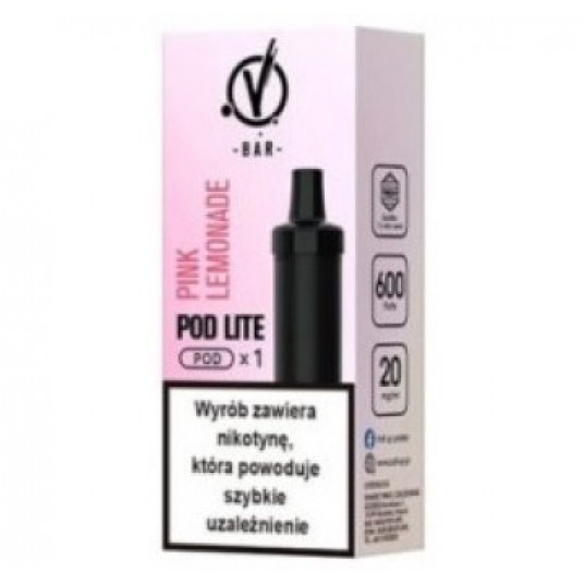 V BAR CUBO LITE KARTRIDŻ PINK LEMONADE 2ml 20mg
