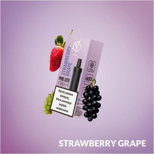 V BAR CUBO LITE KARTRIDŻ STRAWBERRY GRAPE 2ml 20mg