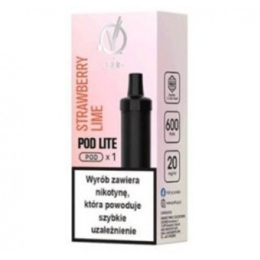V BAR CUBO LITE KARTRIDŻ STRAWBERRY LIME 2ml 20mg