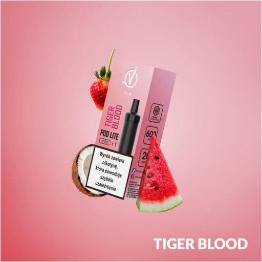 V BAR CUBO LITE KARTRIDŻ TIGER BLOOD 2ml 20mg
