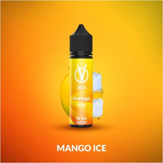 VJUICE LONGFILL MANGO ICE 10ml 0mg