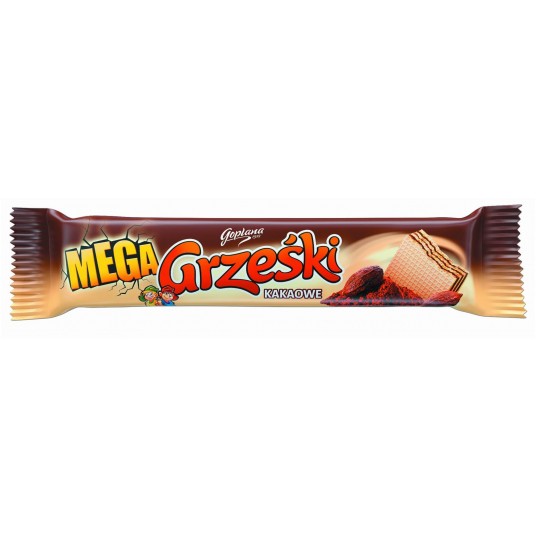 Wafel Grześki Mega Kakao 34g 36 szt.