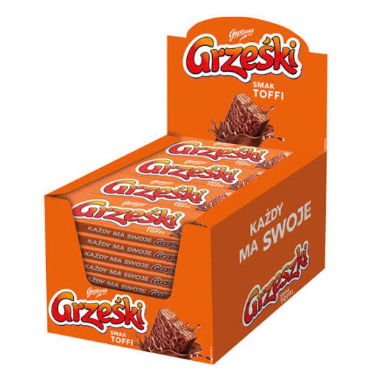 Wafel Grześki w Czekoladzie Toffie 36g/36 -zdjęcie numer 1