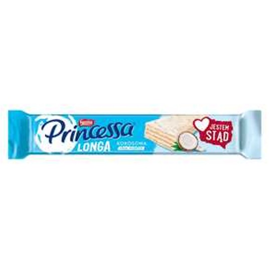 Wafel Princessa Longa Kokosowa 40g/30 -zdjęcie numer 1