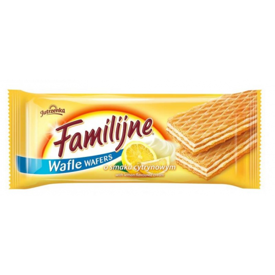 Wafle Familijne 180g Cytrynowe 24 szt.