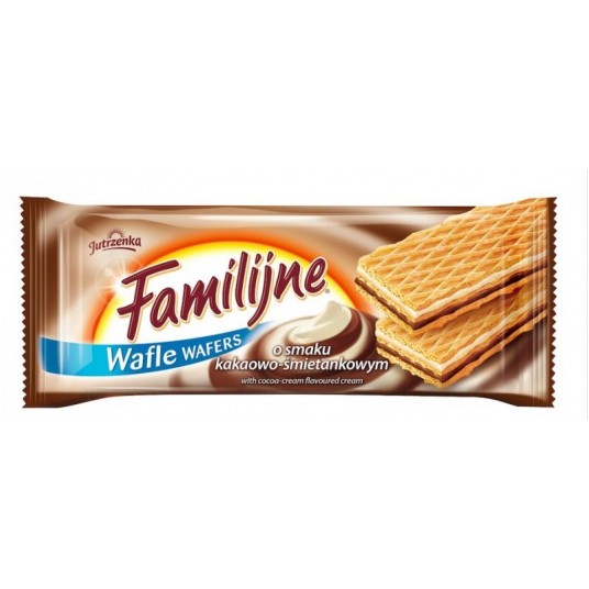 Wafle Familijne 180g Kakaowo-Cytrynowe 24 szt.