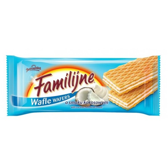 Wafle Familijne 180g Kokosowe 24 szt.