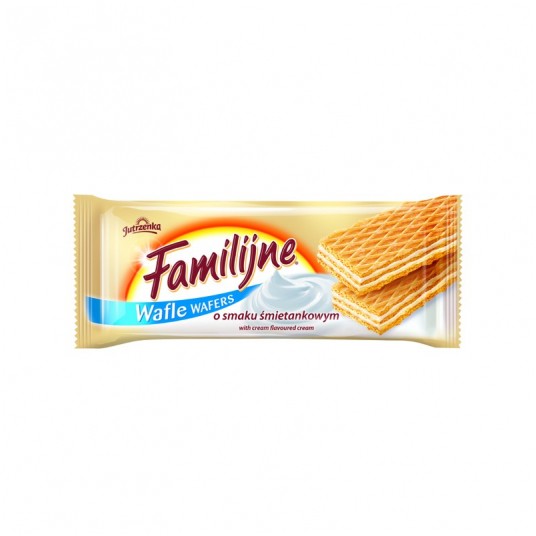 Wafle Familijne 180g Śmietankowe 24 szt.