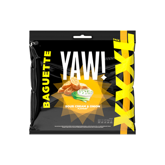 YAW! BAGUETTE SNACK SOURCREAM & ONION 120G_16 -zdjęcie numer 1