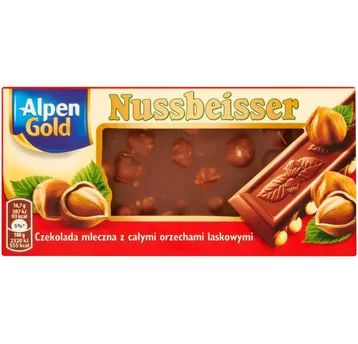 Alpen Gold Czekolada Nussbeisser 100g/20
