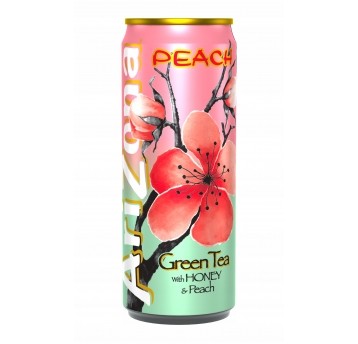 ARIZONA Green Tea Peach 0,5l Puszka 12 szt. kaucja
