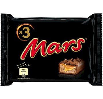 Baton Mars 3-Pak 135g/34