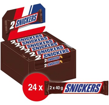 Baton Snickers Super 2-Pak 75g/24