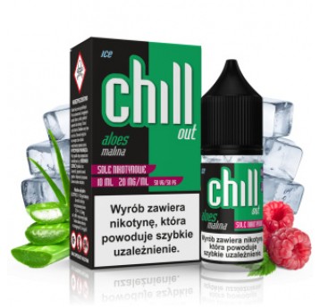 CHILL OUT SALT ALOES MALINA ICE 20MG 10ML