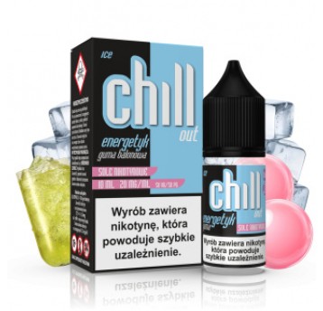 CHILL OUT SALT ENERGETYK GUMA BALONOWA ICE 20MG 10ML
