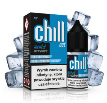 CHILL OUT SALT MENTOL ZERO CUKRU ICE 20MG 10ML